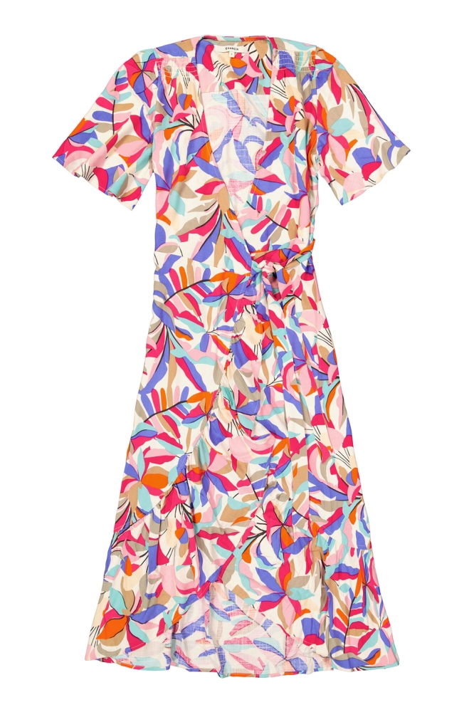 JURK MET PRINT D50081 2514 DAZZLING BLUE